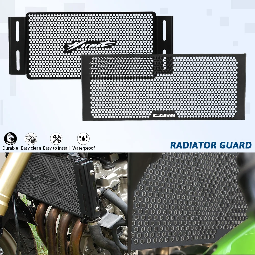 FOR HONDA CB599F CB 600F Hornet CB600F HORNET CB 599F Radiator Guard Grille Cover ProtectoR Oil Cooler guard 1998-2006 2005 2004
FOR HONDA CB599F CB 600F Hornet CB600F HORNET CB 599F Radiator Guard Grille Cover ProtectoR Oil Cooler guard 1998-2006 2005 2004