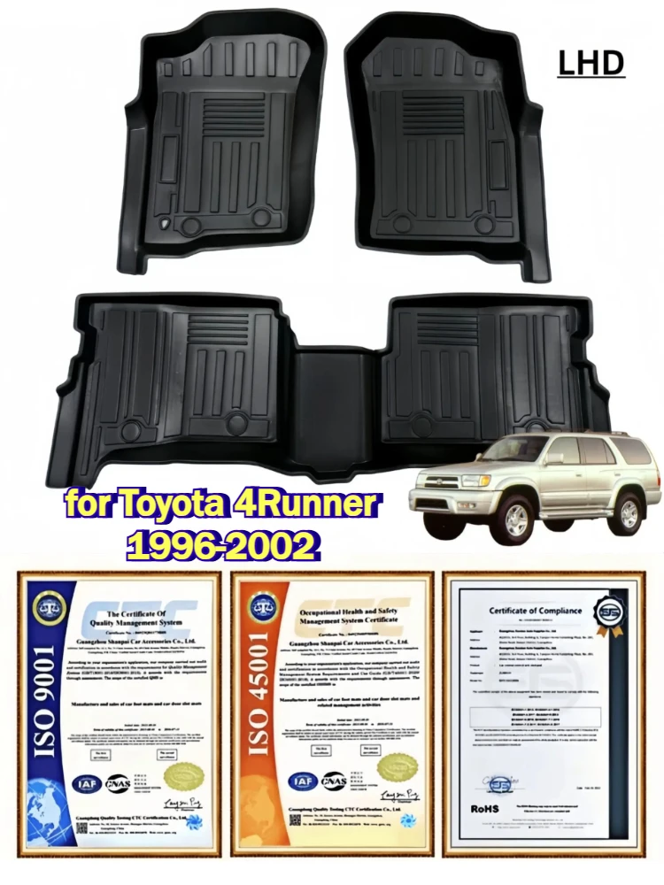 LHD for Toyota 4Runner 1996-2002 Car Floor Mats or Rear Trunk Pad TPE Dirt-Resistant Cargo Liner Protection Pad Accessories
LHD for Toyota 4Runner 1996-2002 Car Floor Mats or Rear Trunk Pad TPE Dirt-Resistant Cargo Liner Protection Pad Accessories