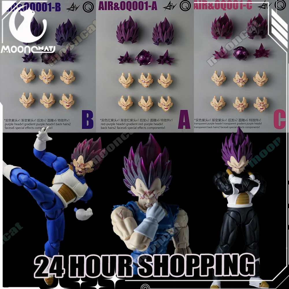 Air&OQ Studio Dragon Ball Shf Super Saiyan SSJ Majin Vegeta Head Accessories Vegeta Action Figurine Heads Kit Model Toys
Air&OQ Studio Dragon Ball Shf Super Saiyan SSJ Majin Vegeta Head Accessories Vegeta Action Figurine Heads Kit Model Toys