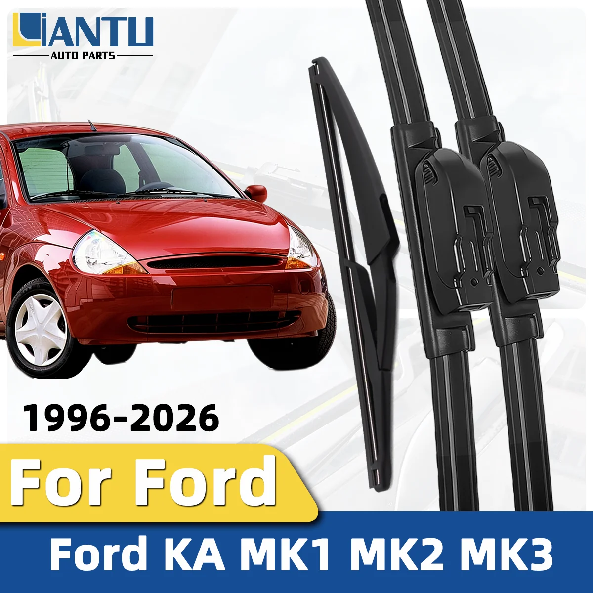 1/3PCS Front Windshield Wiper Kit For Ford KA MK1 MK2 MK3 1996-2026 Windshield Wiper Silent Wiper Automotive Parts 2025 2024
1/3PCS Front Windshield Wiper Kit For Ford KA MK1 MK2 MK3 1996-2026 Windshield Wiper Silent Wiper Automotive Parts 2025 2024