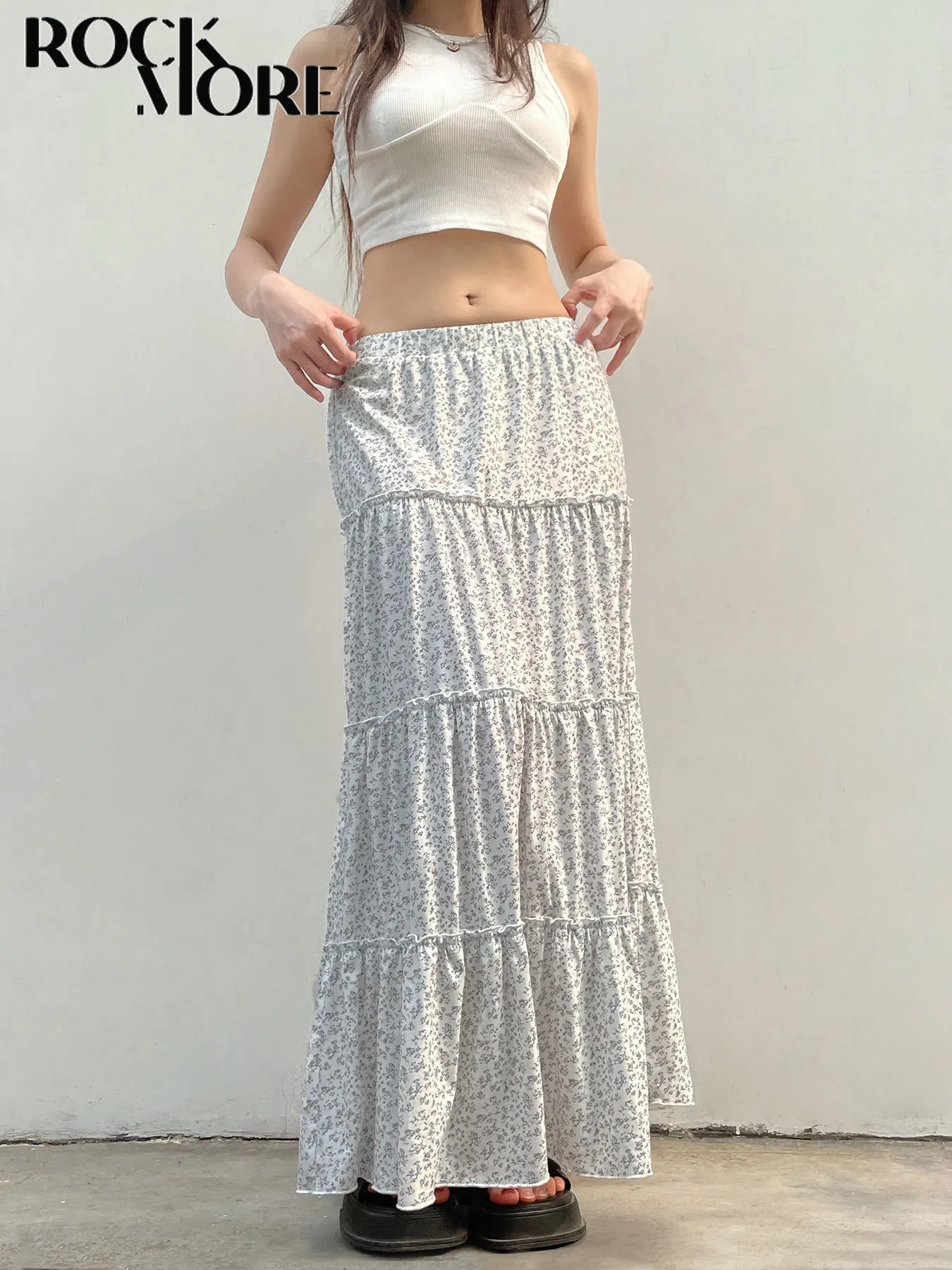 Rockmore Floral Long Skirts Harajuku Cutecore Skirt Fashion Casual Korean Popular Women's Clothing Japanese 2000s Style Y2k
Rockmore Floral Long Skirts Harajuku Cutecore Skirt Fashion Casual Korean Popular Women's Clothing Japanese 2000s Style Y2k