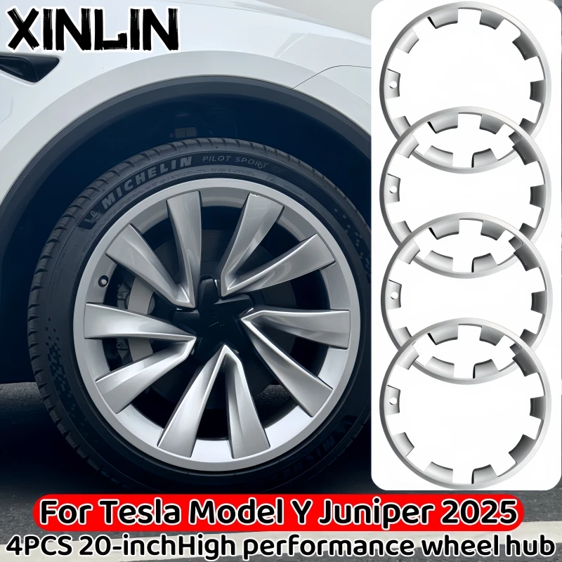 4 шт. колпаки ступиц для Tesla Model Y Juniper 2025 20 дюймов, высокоэффективное защитное кольцо ступицы колеса, замена полного обода, аксессуары
4 шт. колпаки ступиц для Tesla Model Y Juniper 2025 20 дюймов, высокоэффективное защитное кольцо ступицы колеса, замена полного обода, аксессуары