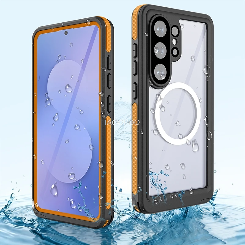 IP68 Waterproof Case For Samsung Galaxy S26 Ultra Magnetic Charging Diving Swim Outdoor Sports Climbing Cover
IP68 Waterproof Case For Samsung Galaxy S26 Ultra Magnetic Charging Diving Swim Outdoor Sports Climbing Cover