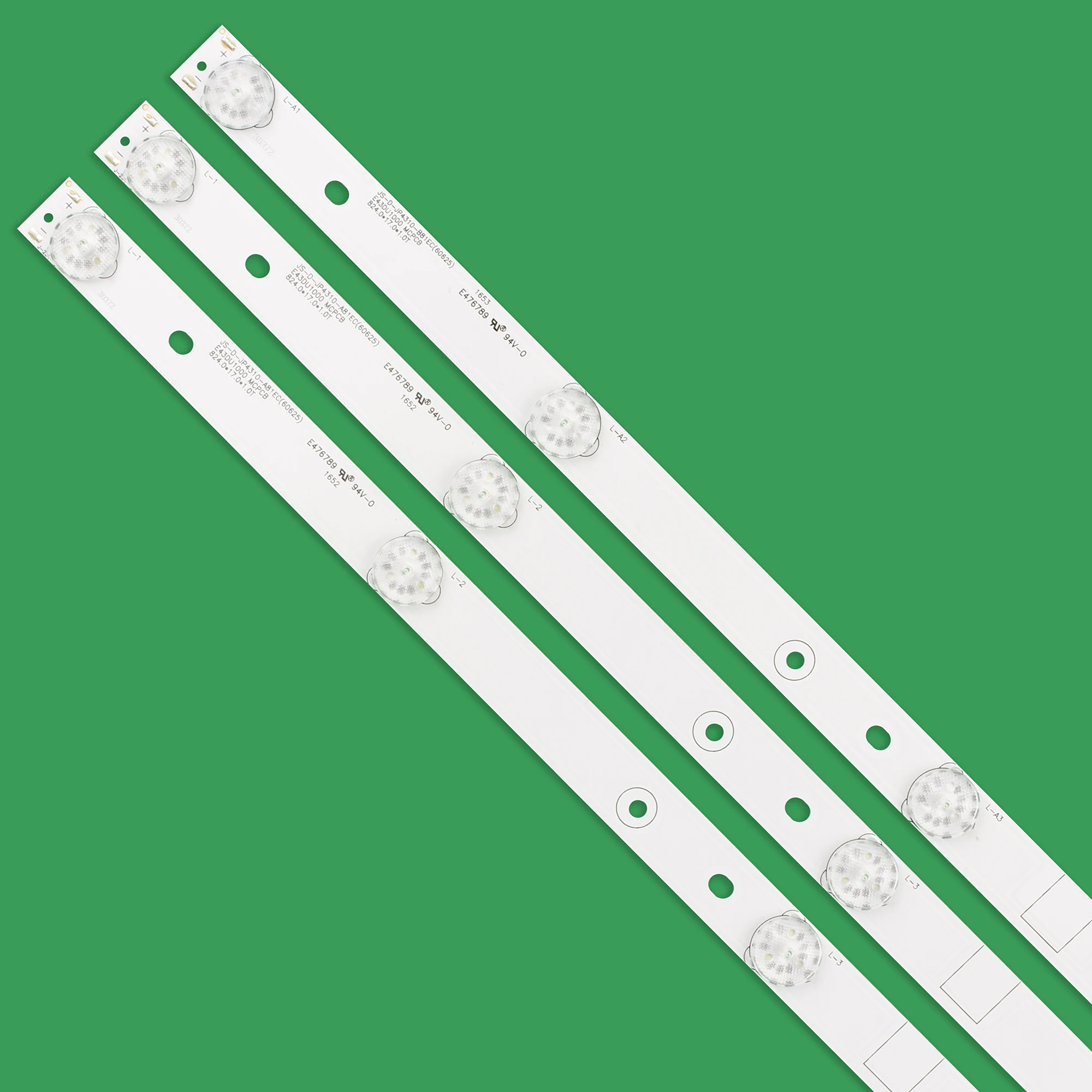 LED Strip for JS-D-JP4310-A81EC JS-D-JP4310-B81EC E43DU1000 MCPCB MS-L1149-L MS-L1149-R R72-43D04-006-13 LD-4316 LD-43168 43X600
LED Strip for JS-D-JP4310-A81EC JS-D-JP4310-B81EC E43DU1000 MCPCB MS-L1149-L MS-L1149-R R72-43D04-006-13 LD-4316 LD-43168 43X600