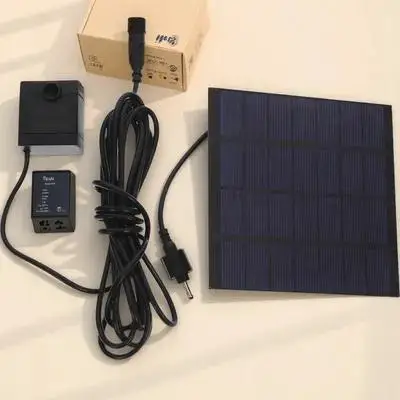 7V 1W Solar Power Fountain Pump Black Monocrystalline Silicone Durable Submersible for Aquarium Pond Pool Solar Pump
7V 1W Solar Power Fountain Pump Black Monocrystalline Silicone Durable Submersible for Aquarium Pond Pool Solar Pump