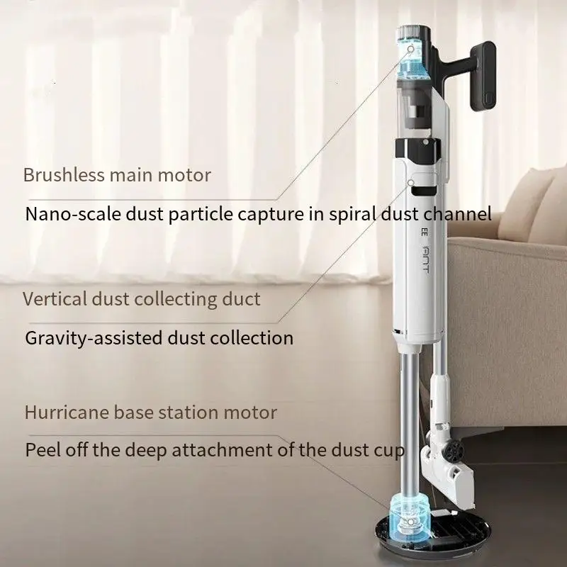 UWANT high suction automatic dust collecting vacuum cleaner household wireless vacuum cleaner V300
UWANT high suction automatic dust collecting vacuum cleaner household wireless vacuum cleaner V300