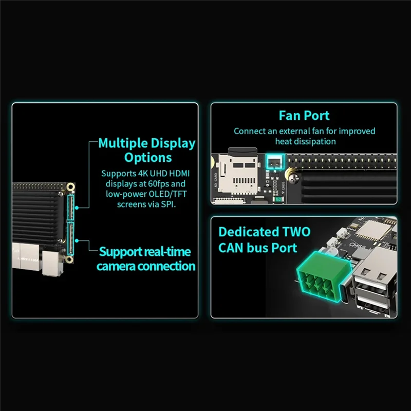 Хост-бокс CM68 и основная плата CM68 — совместимый выход 2X1000 м Ethernet 5XUSB-порт Cortex-A55 Canbus для Klipper Voron
Хост-бокс CM68 и основная плата CM68 — совместимый выход 2X1000 м Ethernet 5XUSB-порт Cortex-A55 Canbus для Klipper Voron