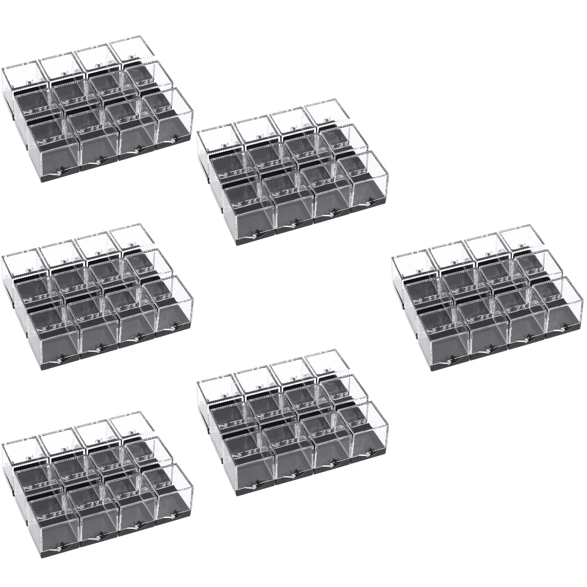 6pcs Set of 6 Specimen Display Box Sample Rock Mineral Collection Stoeage Coin Container Mini Boxes Plastic Case
6pcs Set of 6 Specimen Display Box Sample Rock Mineral Collection Stoeage Coin Container Mini Boxes Plastic Case