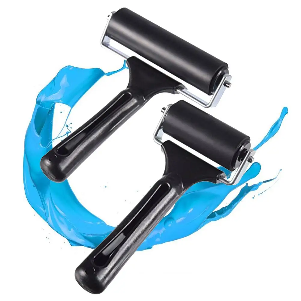 2 Pcs Rollers for Stamping Rollers Painting Ink Distribution Stamping Tools Printing Roller Easy Clean Handle
2 Pcs Rollers for Stamping Rollers Painting Ink Distribution Stamping Tools Printing Roller Easy Clean Handle