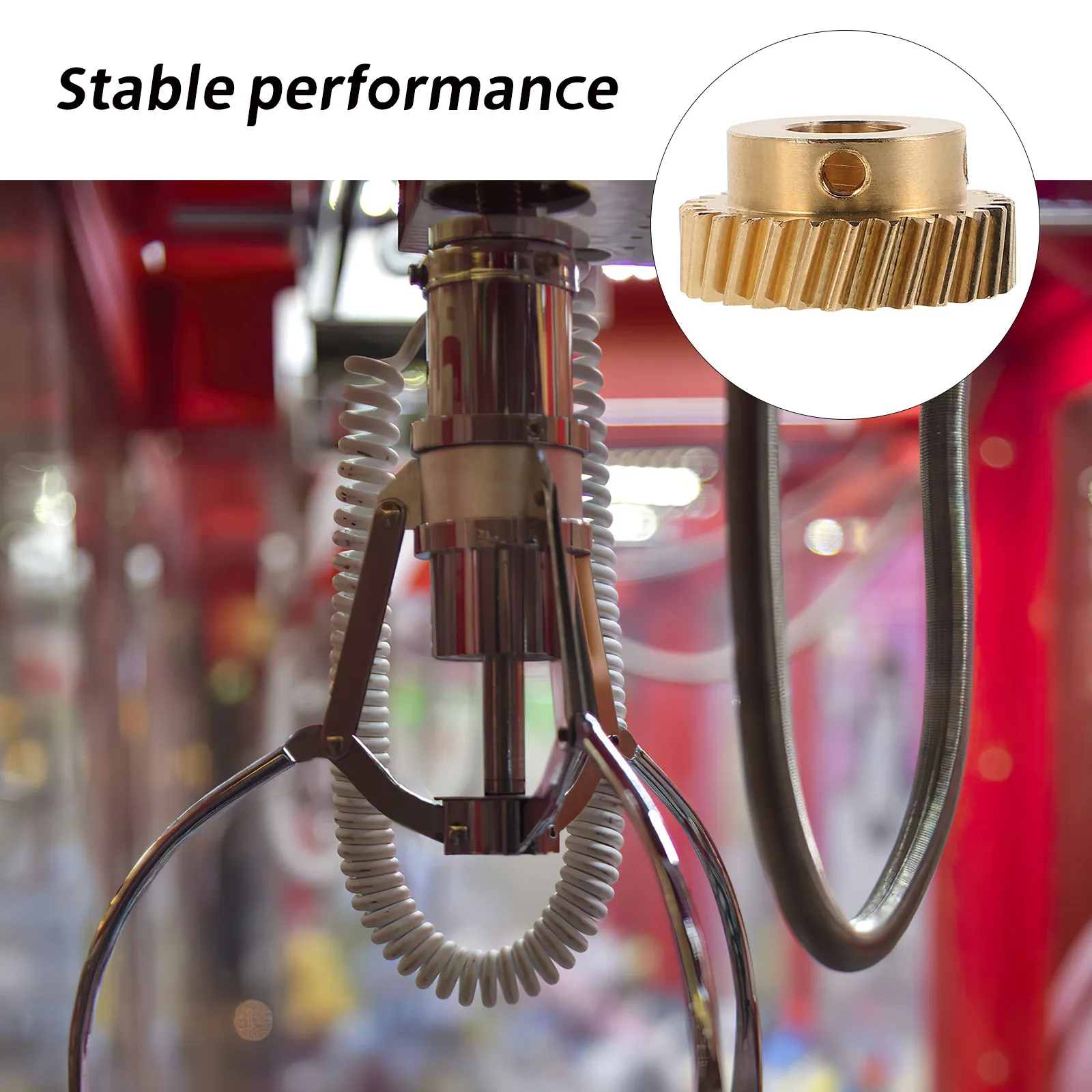 Flat Tooth Copper Gear for Claw Machine Dual Hole Design Stable Grip Strength Essential Component for Arcade Game Machine
Flat Tooth Copper Gear for Claw Machine Dual Hole Design Stable Grip Strength Essential Component for Arcade Game Machine