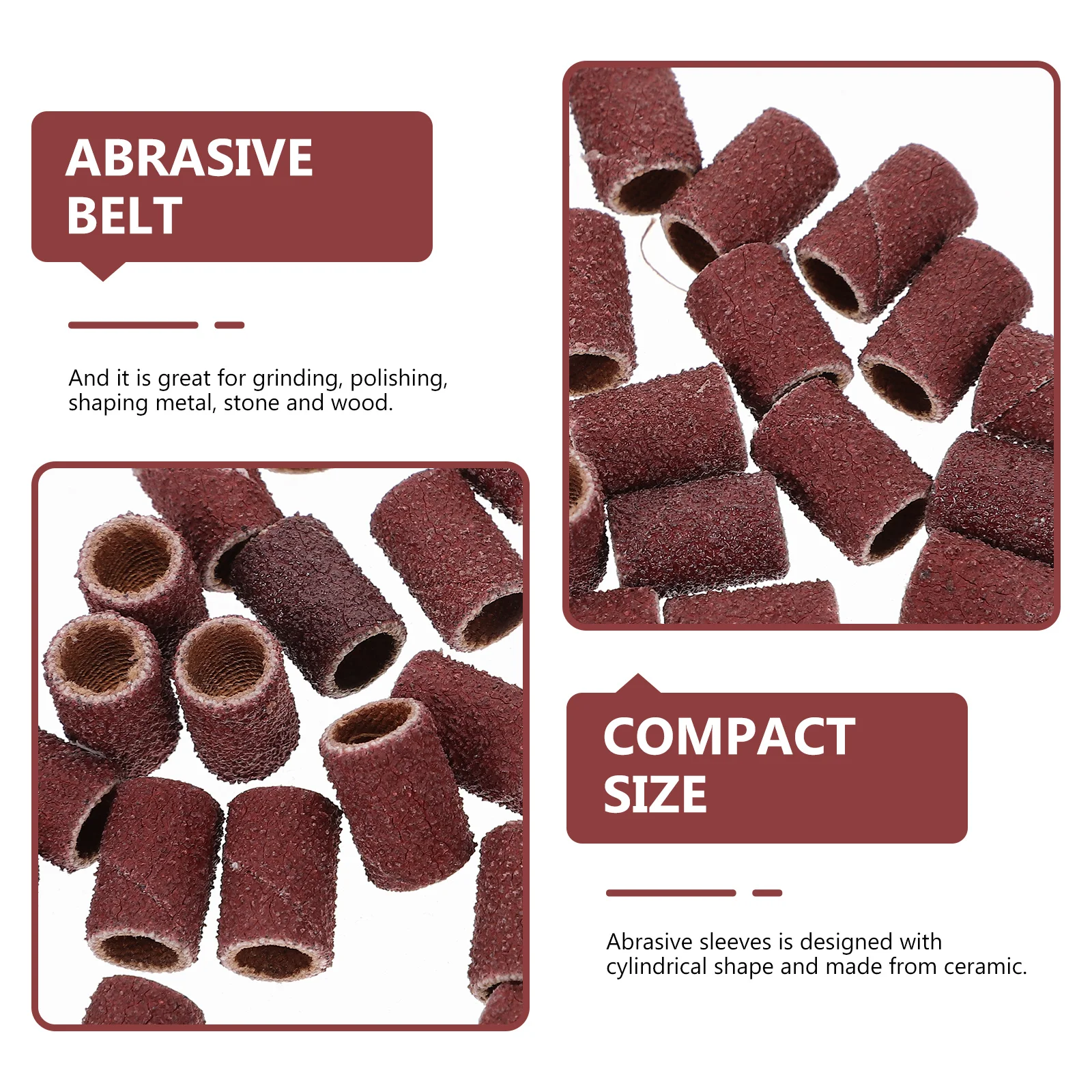 TEHAUX 100 шт., профессиональная маникюрная дрель, шлифовальные ленты, набор зернистостей для дизайна ногтей, резьба по дереву, абразивные рукава
TEHAUX 100 шт., профессиональная маникюрная дрель, шлифовальные ленты, набор зернистостей для дизайна ногтей, резьба по дереву, абразивные рукава