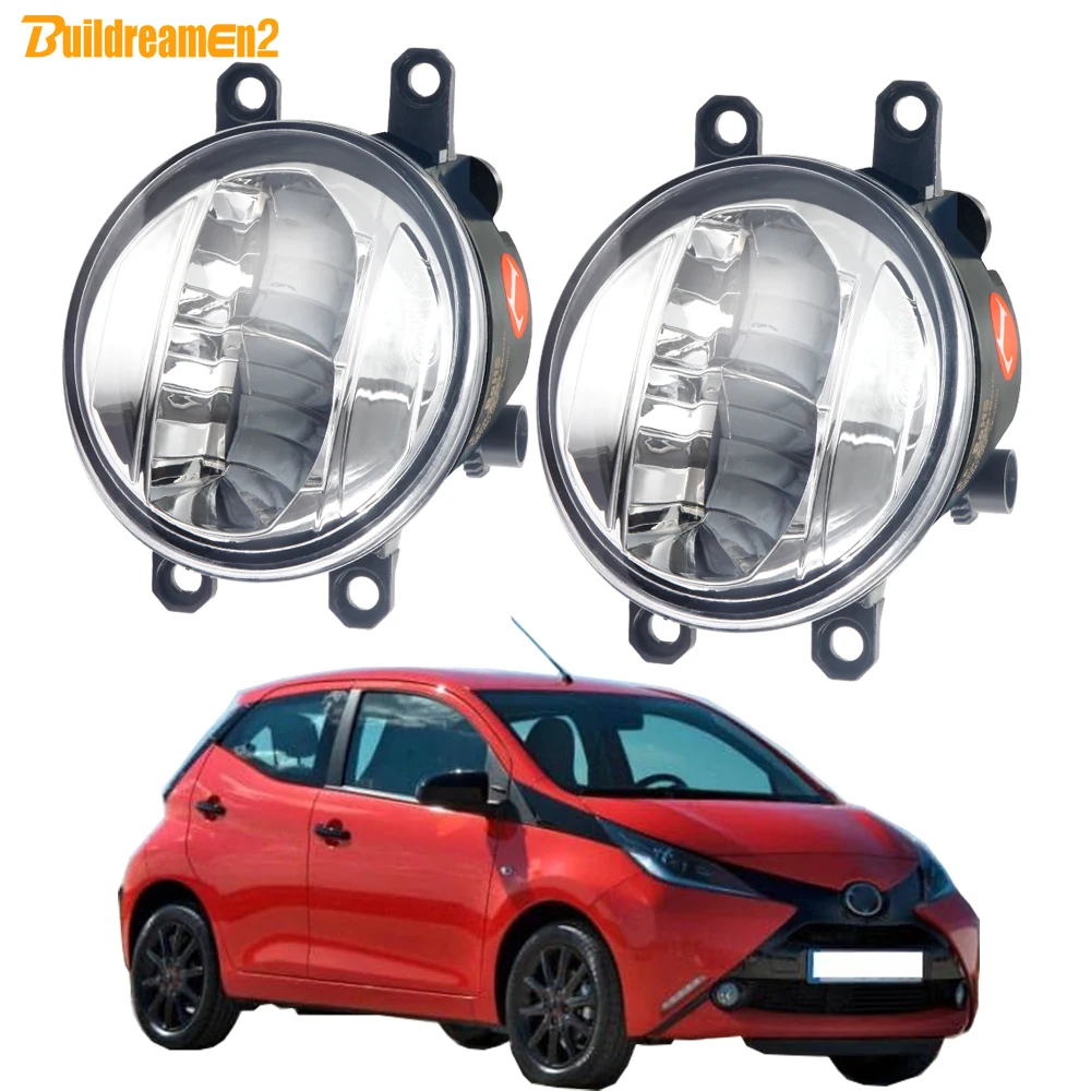 2 шт. противотуманные фары в сборе для Toyota Aygo (_B1_) 2005-2014 30 Вт 3000LM Автомобильные левые + правые светодиодные противотуманные фары дальнего света DRL H11
2 шт. противотуманные фары в сборе для Toyota Aygo (_B1_) 2005-2014 30 Вт 3000LM Автомобильные левые + правые светодиодные противотуманные фары дальнего света DRL H11