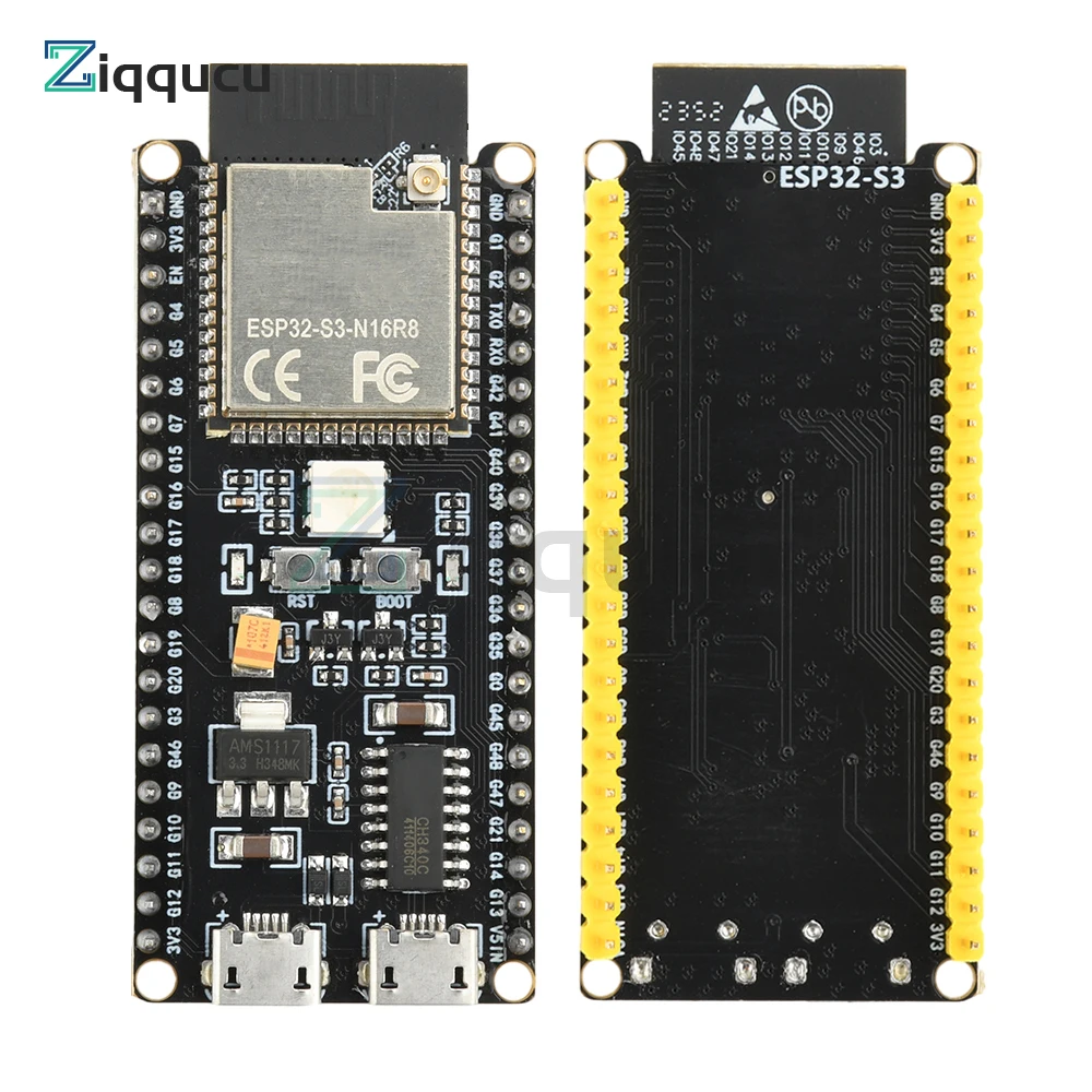 ESP32-S3-N16R8 Core Development Board WiFi BLE Development Board Ultra-Low Power ESP-32 ESP-32S ESP 32 Micro USB Type C
ESP32-S3-N16R8 Core Development Board WiFi BLE Development Board Ultra-Low Power ESP-32 ESP-32S ESP 32 Micro USB Type C