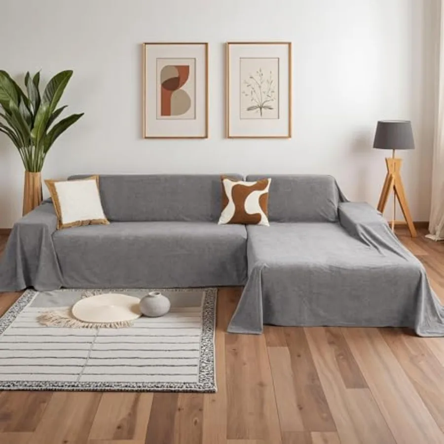 Sectional Couch Cover for Dogs 2 Pieces Couch Covers for L Shape Sofa Sofa Cover Washable Furniture Protector Chaise Lounge Cov
Sectional Couch Cover for Dogs 2 Pieces Couch Covers for L Shape Sofa Sofa Cover Washable Furniture Protector Chaise Lounge Cov