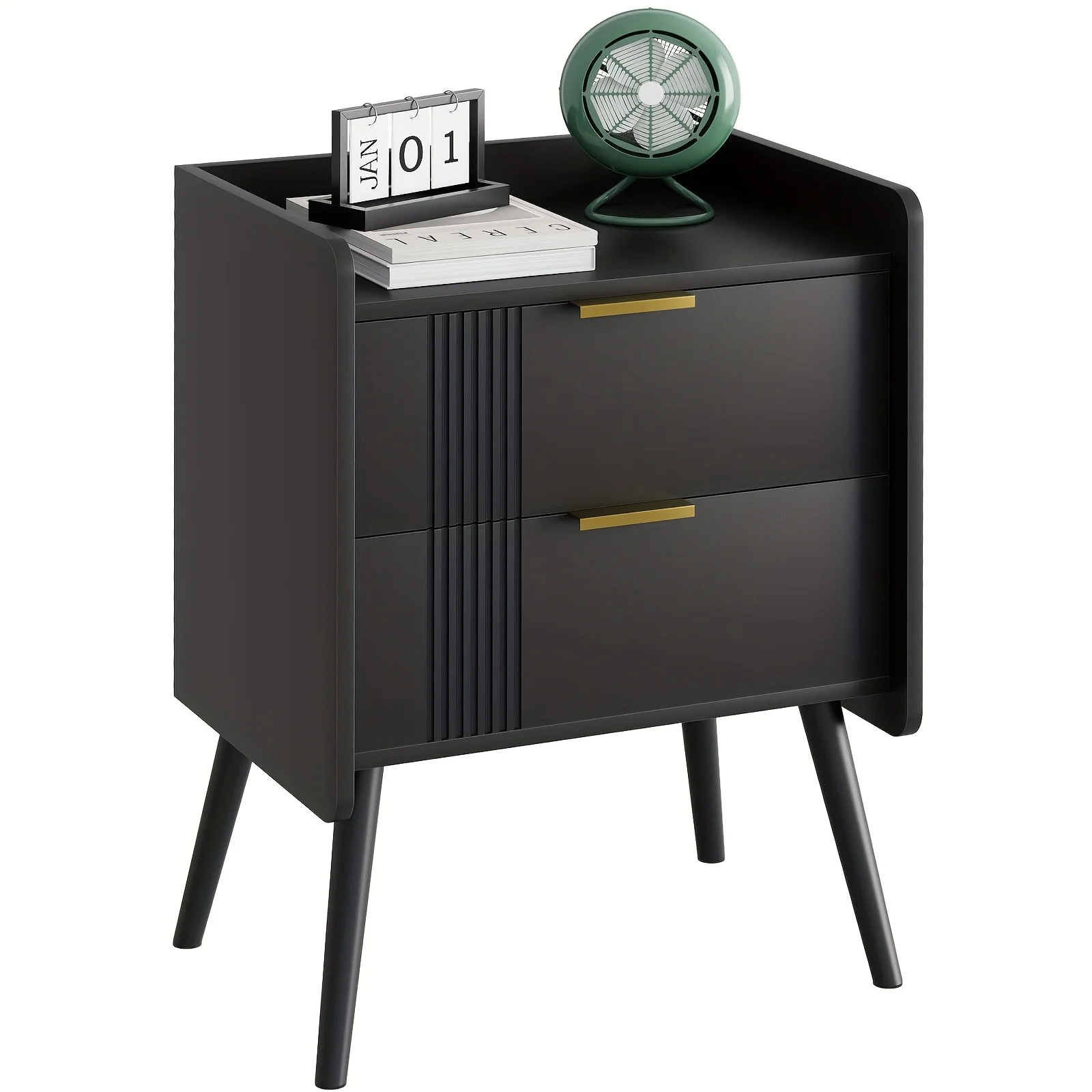 Bedside Table Modern Bedside Table with 2 Storage Drawers, Small Bedside Table, Wooden Sofa Side Table for Bedroom, Study And Small Spaces
Bedside Table Modern Bedside Table with 2 Storage Drawers, Small Bedside Table, Wooden Sofa Side Table for Bedroom, Study And Small Spaces