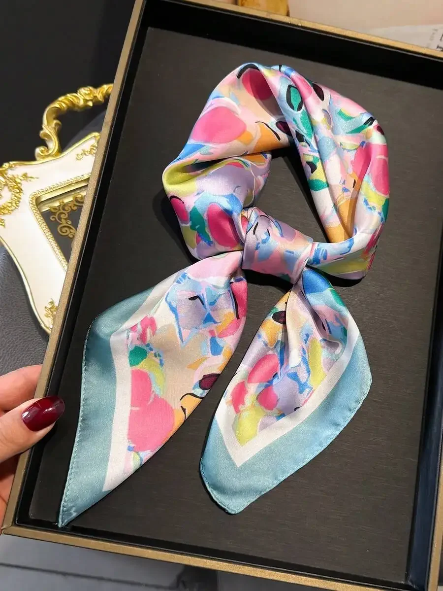 Elegant Retro Printed Lightweight Satin Square Faux Silk Scarf Bohemian Style Casual Women Neck Scarf Shawl Headscarf For
Elegant Retro Printed Lightweight Satin Square Faux Silk Scarf Bohemian Style Casual Women Neck Scarf Shawl Headscarf For
