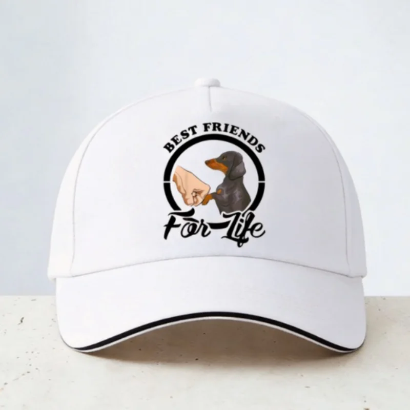Funny Best Friend Dachshund Dog Cartoon baseball cap Fashion Summer cool men trucker Snapback hats bone
Funny Best Friend Dachshund Dog Cartoon baseball cap Fashion Summer cool men trucker Snapback hats bone