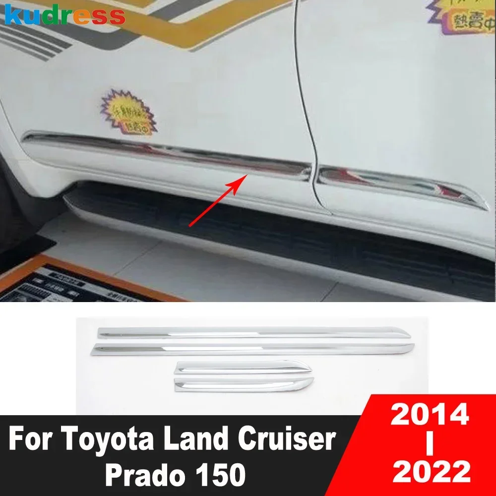 Накладка на боковую дверь для Toyota Land Cruiser Prado J 150 2014-2020 2021 2022, хромированная дверная панель автомобиля, полоса стримера, аксессуары
Накладка на боковую дверь для Toyota Land Cruiser Prado J 150 2014-2020 2021 2022, хромированная дверная панель автомобиля, полоса стримера, аксессуары