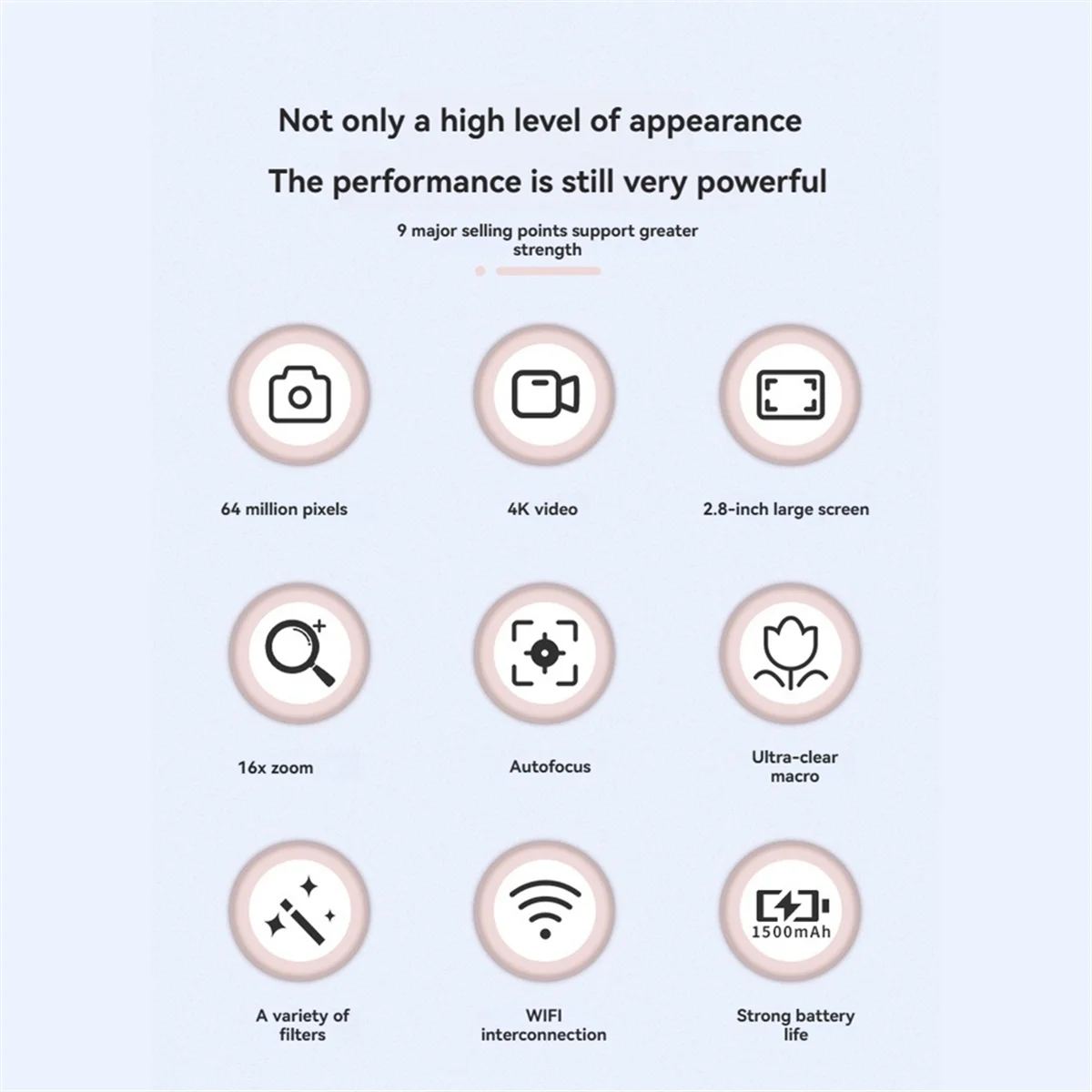 Новая цифровая камера 3C-4K CCD, 64 МП, Wi-Fi, HD, цифровая видеокамера, 16-кратный цифровой зум и 2,8-дюймовым экраном, карта 64 ГБ, черная
Новая цифровая камера 3C-4K CCD, 64 МП, Wi-Fi, HD, цифровая видеокамера, 16-кратный цифровой зум и 2,8-дюймовым экраном, карта 64 ГБ, черная