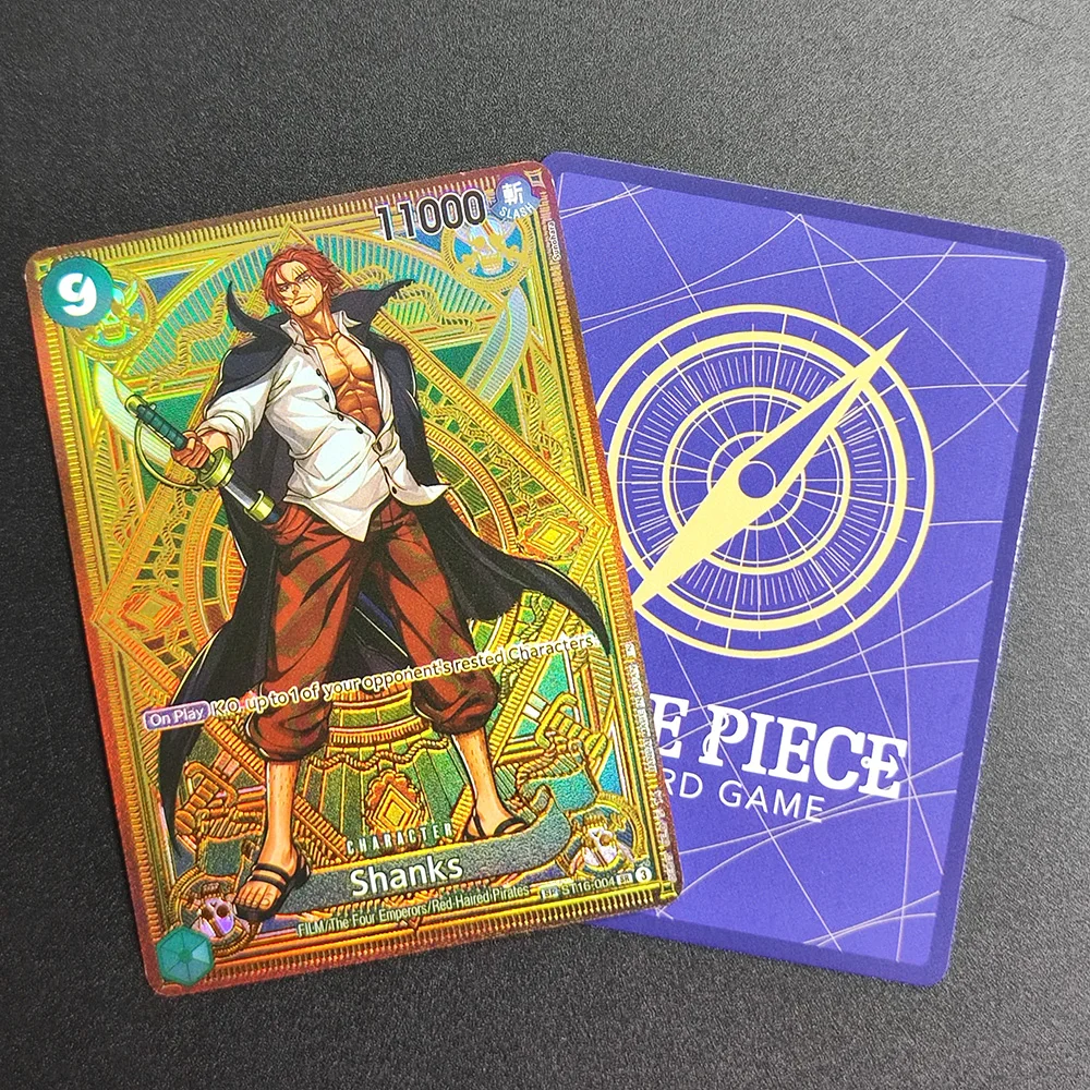 Proxy One Piece Card 2025 One Piece OP11 EN Shanks ST16-004 Super Rare Collectibles Card Single Classic Anime Cards Toys
Proxy One Piece Card 2025 One Piece OP11 EN Shanks ST16-004 Super Rare Collectibles Card Single Classic Anime Cards Toys