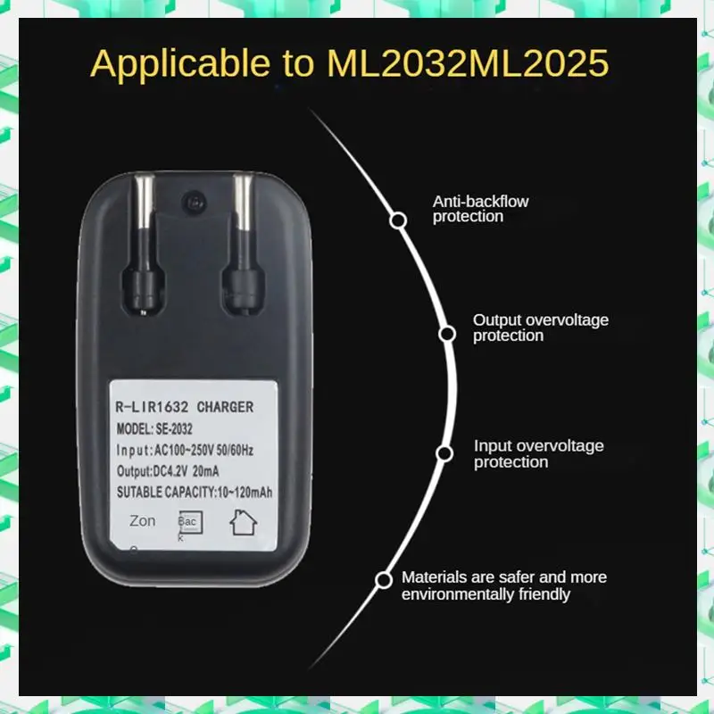 Зарядное устройство 3C Electron 4,2 В Lir1632 для Lir1632 Lir2025 Lir2032, вилка европейского стандарта, 4,2 В Lir1632, зарядка аккумулятора
Зарядное устройство 3C Electron 4,2 В Lir1632 для Lir1632 Lir2025 Lir2032, вилка европейского стандарта, 4,2 В Lir1632, зарядка аккумулятора