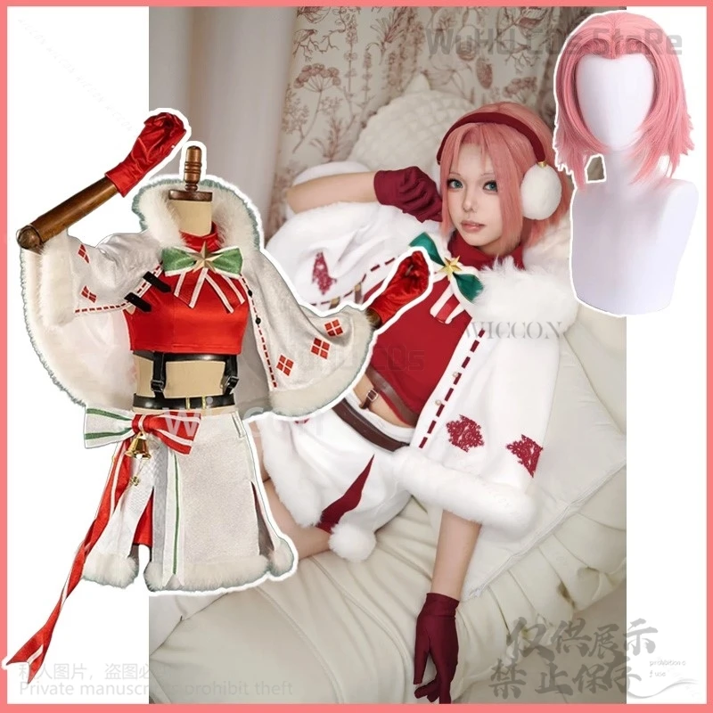 Anime Harunno Sakura Cosplay Costume Christmas Dress Lovely Kawaii Lolita Wigs For Girls Woman Halloween Suit Cos Customized
Anime Harunno Sakura Cosplay Costume Christmas Dress Lovely Kawaii Lolita Wigs For Girls Woman Halloween Suit Cos Customized