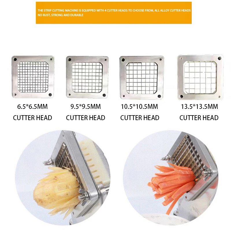 LXT Commercial Potato Strip Machine Electric French Fries Cutter Machine Potato Cutting Machine
LXT Commercial Potato Strip Machine Electric French Fries Cutter Machine Potato Cutting Machine