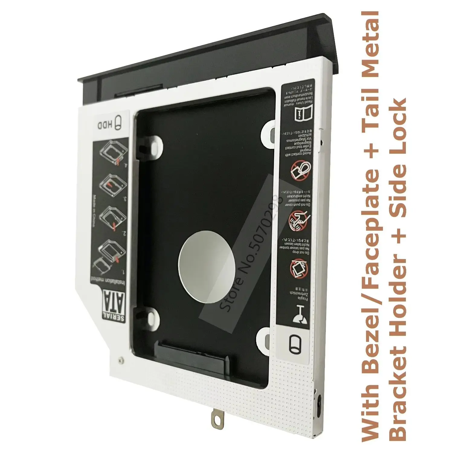 9.5mm Bezel Front Cover Faceplate 2nd 2.5 Hard Drive HDD SSD Optical Caddy Bracket for Lenovo IdeaPad V510-14IKB E42-80 Series
9.5mm Bezel Front Cover Faceplate 2nd 2.5 Hard Drive HDD SSD Optical Caddy Bracket for Lenovo IdeaPad V510-14IKB E42-80 Series