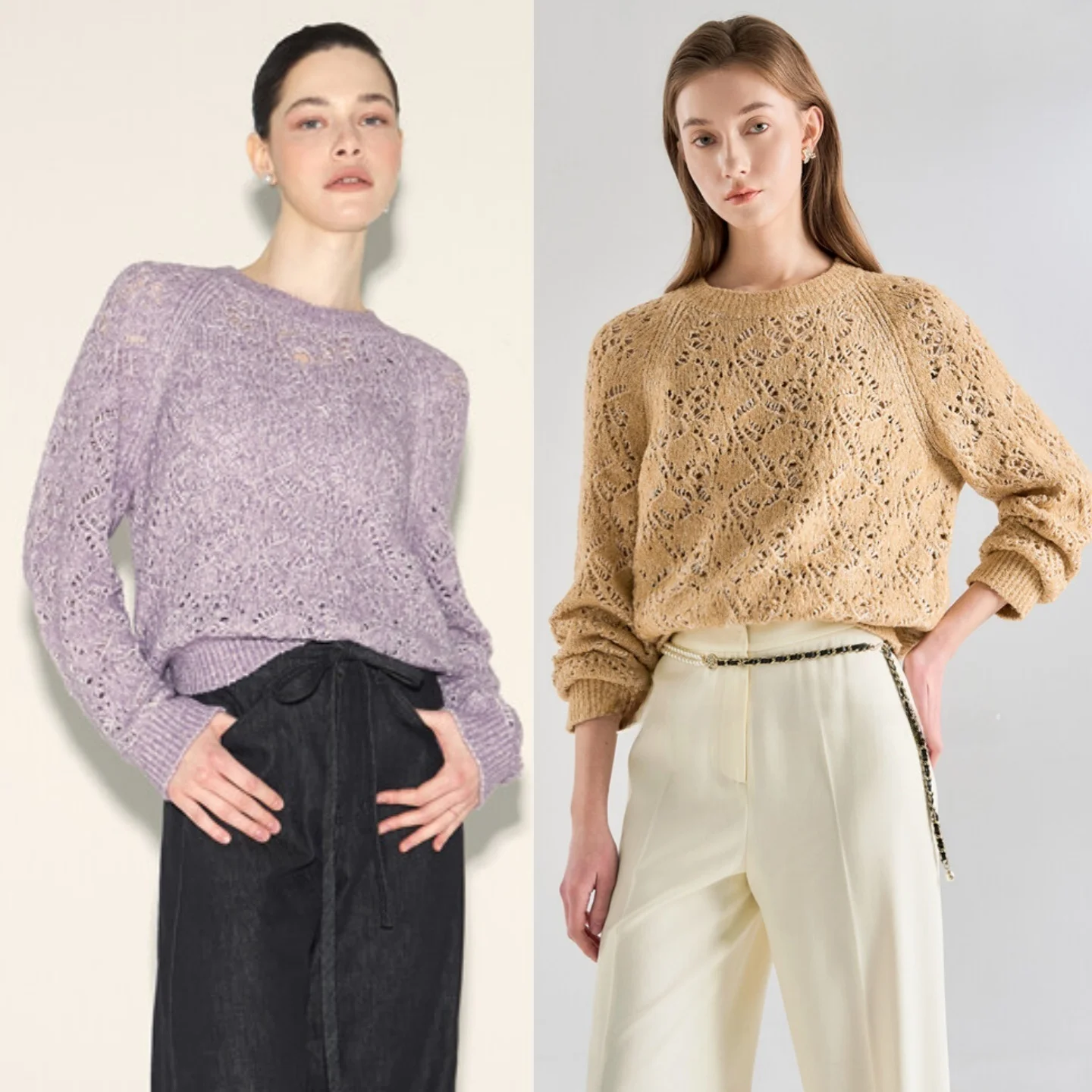 Soft Knitted Hollow out round Neck Sweater Commute Versatile Slimming Knitwear Women's Long Sleeve Crew Neck Color Top
Soft Knitted Hollow out round Neck Sweater Commute Versatile Slimming Knitwear Women's Long Sleeve Crew Neck Color Top