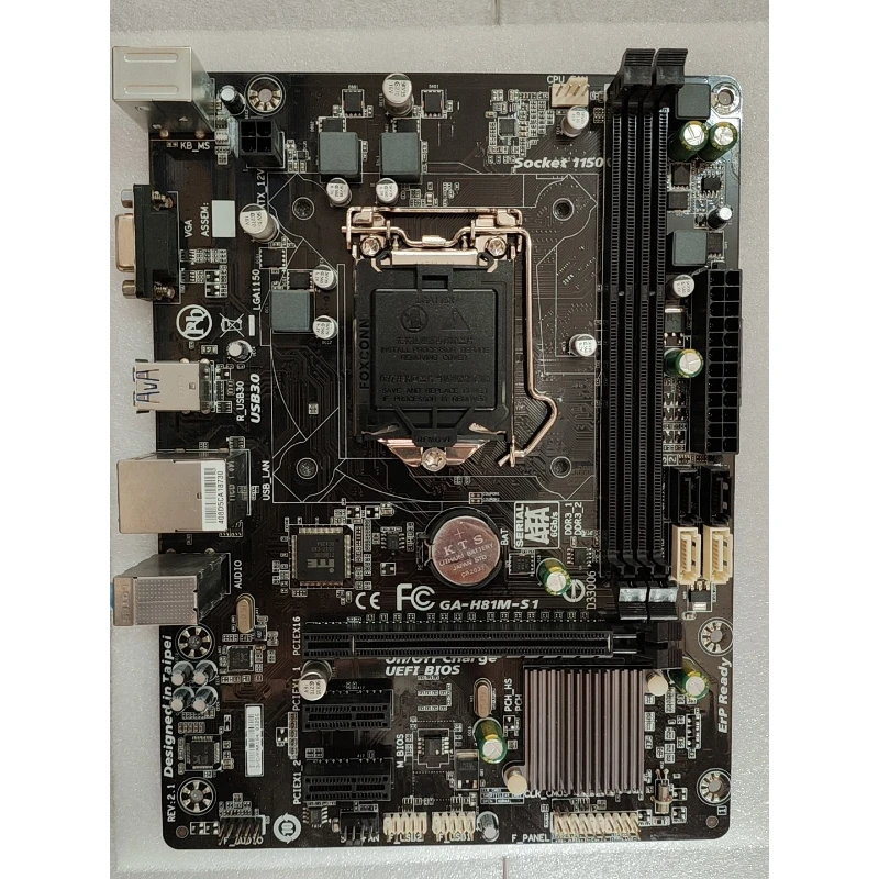 used for Gigabyte GA-H81M-S1 LGA1150 Intel H81 mATX Motherboard DDR3 VGA Fully Tested
used for Gigabyte GA-H81M-S1 LGA1150 Intel H81 mATX Motherboard DDR3 VGA Fully Tested