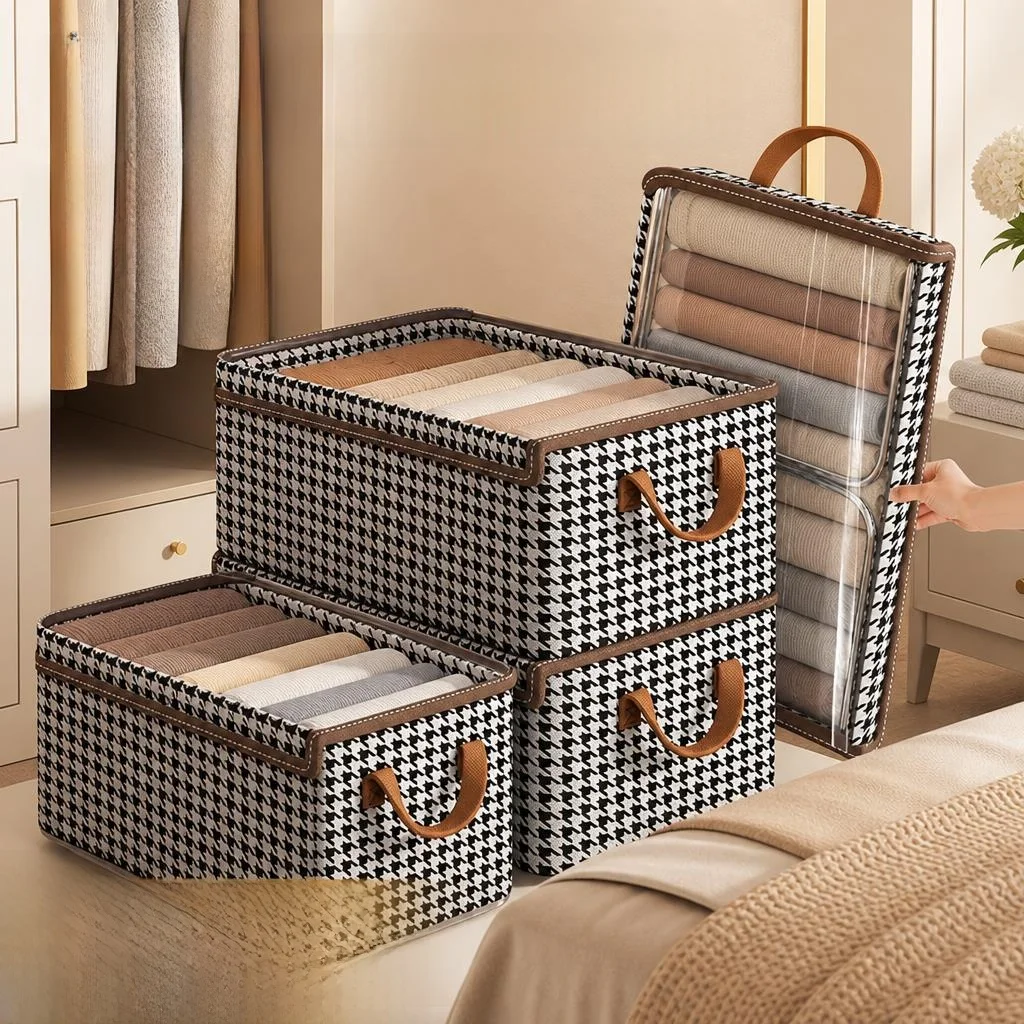 Large Capacity Steel Frame Storage Box with Cover Household Wardrobe Clothes Pants Organizer Box Multi-layer Stackable Storage
Large Capacity Steel Frame Storage Box with Cover Household Wardrobe Clothes Pants Organizer Box Multi-layer Stackable Storage