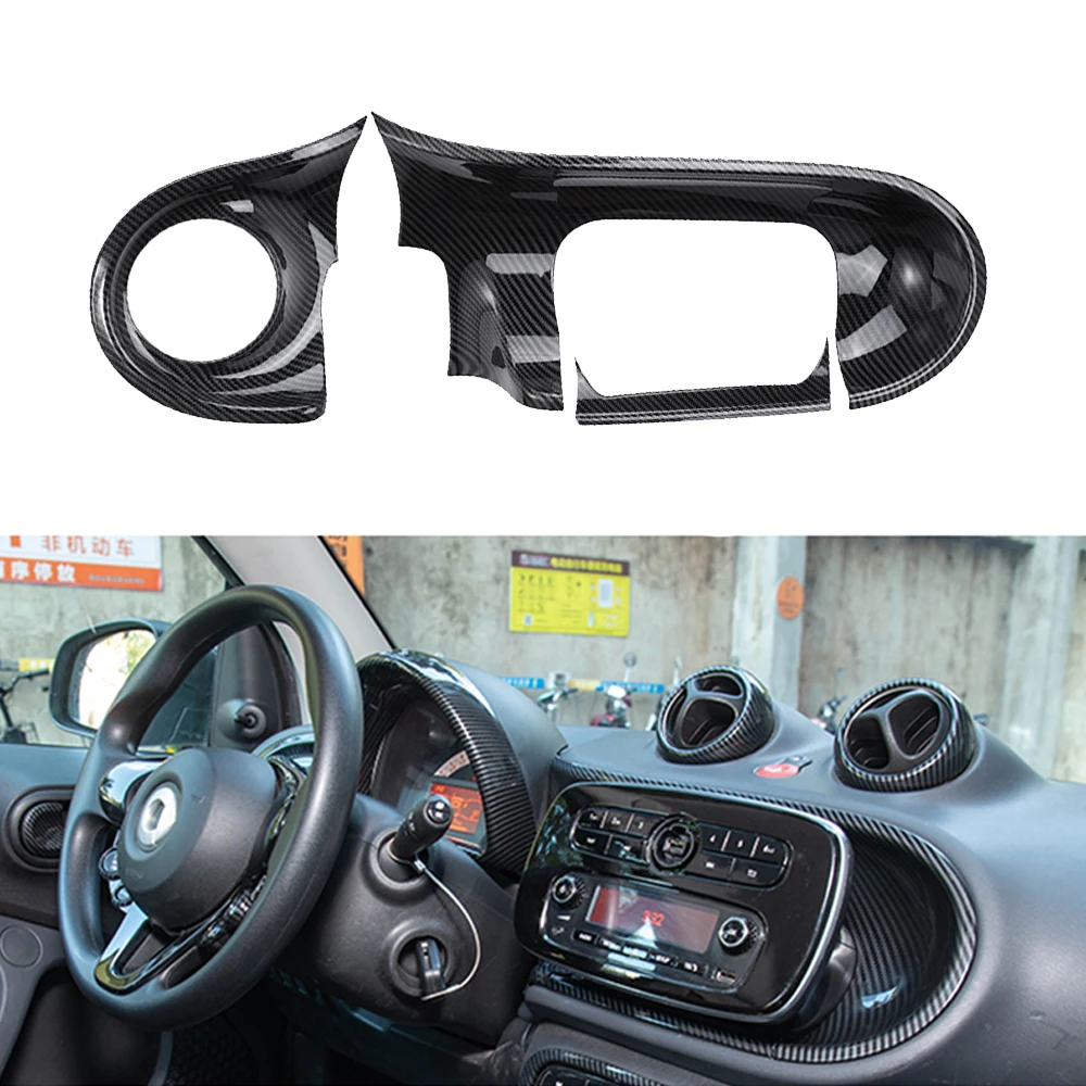 For Smart 453 fortwo forfour 2015-2019 Car Center Console Carbon Fiber Decorative Panel Interior Protection Cover Car Styling
For Smart 453 fortwo forfour 2015-2019 Car Center Console Carbon Fiber Decorative Panel Interior Protection Cover Car Styling