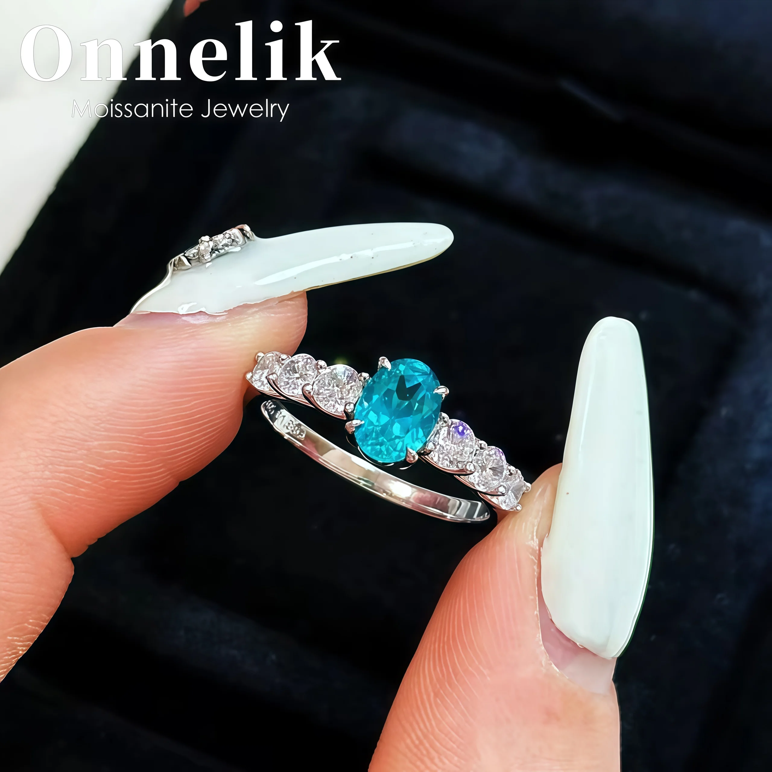 Onnelik 100% 925 Sterling Silver Real Lb Grown Paráiba Ring Blue Artificial Diamond for Women Wedding Engagement Fine Jewelry
Onnelik 100% 925 Sterling Silver Real Lb Grown Paráiba Ring Blue Artificial Diamond for Women Wedding Engagement Fine Jewelry