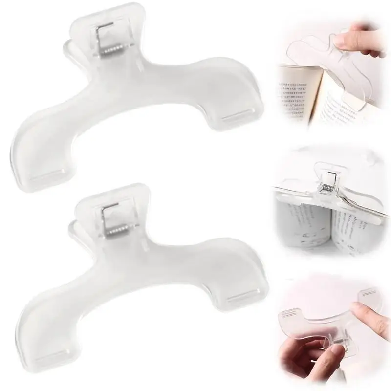 Transparent Plastic Book Clip Fixed Book Holder Simple Reading Aid Transparent Page Holder Clip School Stationery Office Supplie
Transparent Plastic Book Clip Fixed Book Holder Simple Reading Aid Transparent Page Holder Clip School Stationery Office Supplie