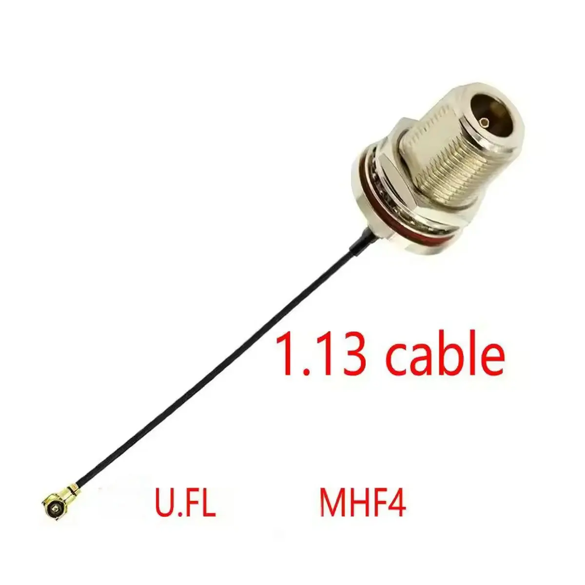 20pcs N FEMALE BULKHEAD to U.FL Ufl MHF4 Female to Waterproof N Female RF1.13 Pigtail
20pcs N FEMALE BULKHEAD to U.FL Ufl MHF4 Female to Waterproof N Female RF1.13 Pigtail