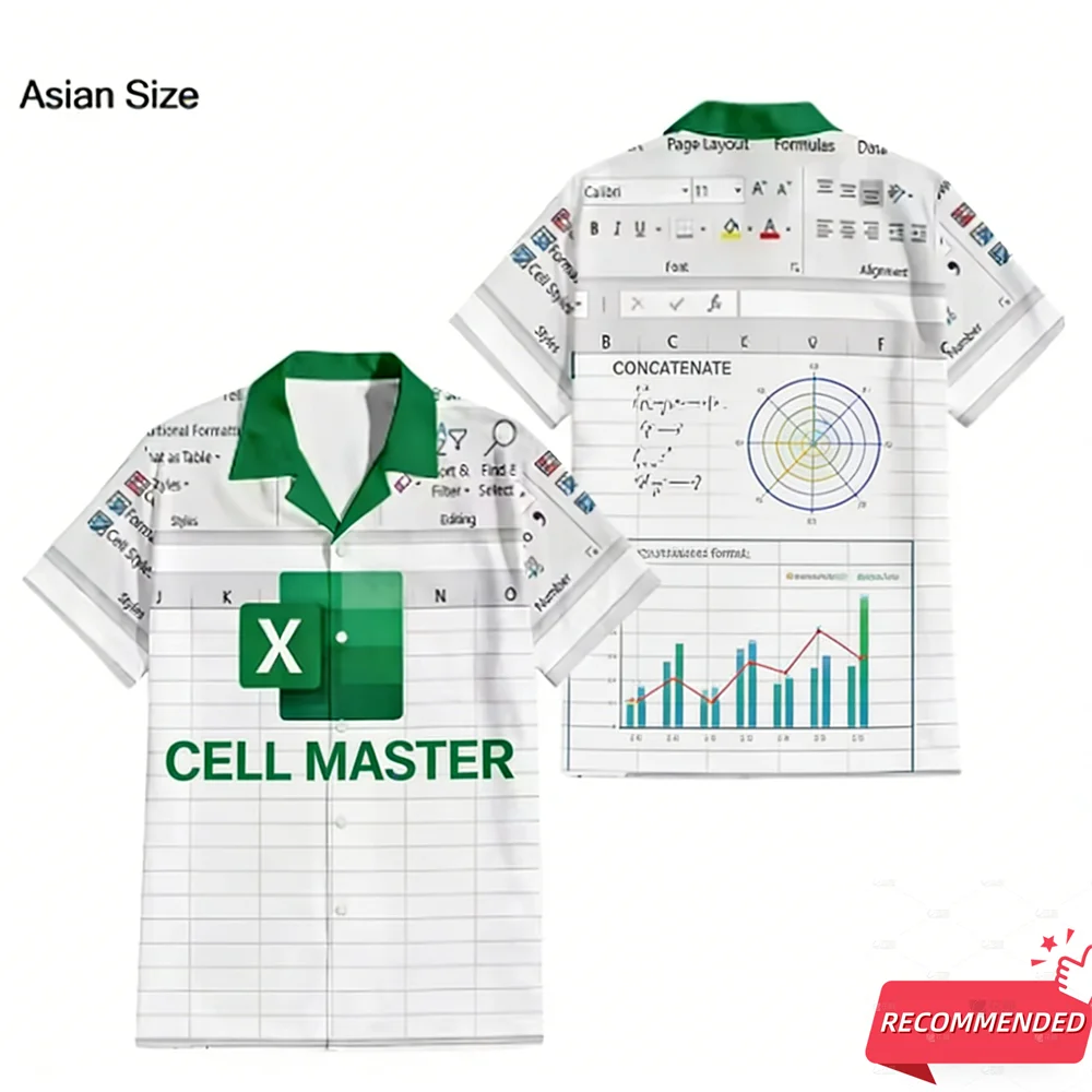 Funny Cool Design Excel Hawaiian Shirts Aloha Beach Hawaiian Shirt Personalized Camisa 2026 Fashion Hip Pop Work Y2k Tops Blouse
Funny Cool Design Excel Hawaiian Shirts Aloha Beach Hawaiian Shirt Personalized Camisa 2026 Fashion Hip Pop Work Y2k Tops Blouse