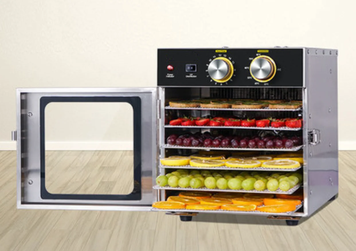 Home Use 6 Layers Small Food Dehydrator Fruit Vegetable Dryer Machine
Home Use 6 Layers Small Food Dehydrator Fruit Vegetable Dryer Machine