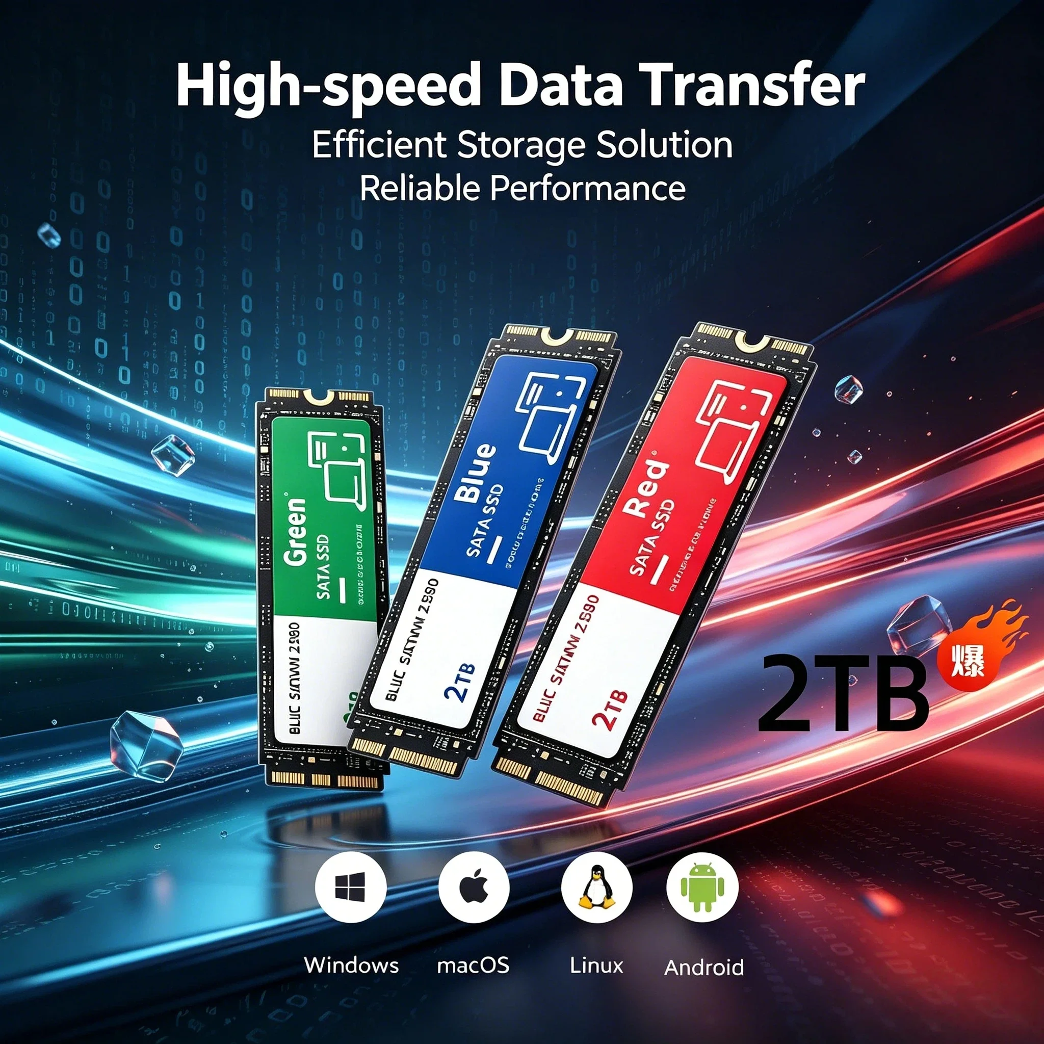 2026 New M.2 NVMe 500GB SSD Ultra Fast Internal Solid State Drive Hard Disk for Desktop Laptop PC Computer Upgrade Pro 4K
2026 New M.2 NVMe 500GB SSD Ultra Fast Internal Solid State Drive Hard Disk for Desktop Laptop PC Computer Upgrade Pro 4K
