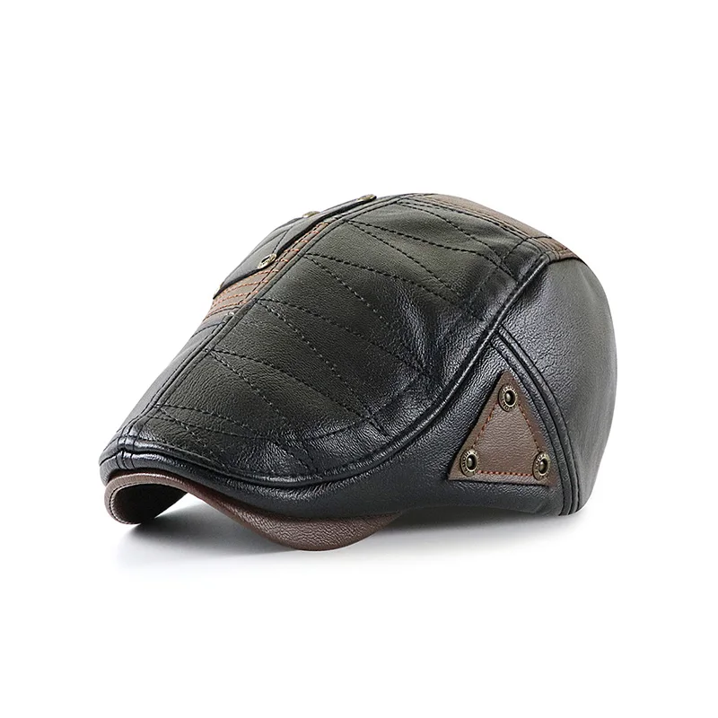 2023 Fashion simple collocation winter warm pu leather beret male sunhat cold autumn thermal hat winter leather warmth cap
2023 Fashion simple collocation winter warm pu leather beret male sunhat cold autumn thermal hat winter leather warmth cap