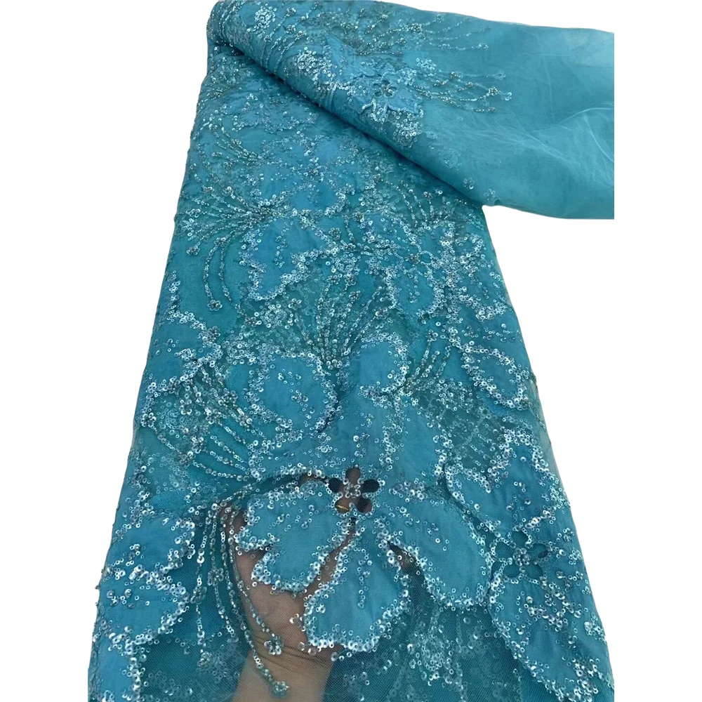 High Quality African Nigerian Tulle beads Lace Fabric L-1406822 With Sequins Embroidery Sewing Dresses Beads
High Quality African Nigerian Tulle beads Lace Fabric L-1406822 With Sequins Embroidery Sewing Dresses Beads