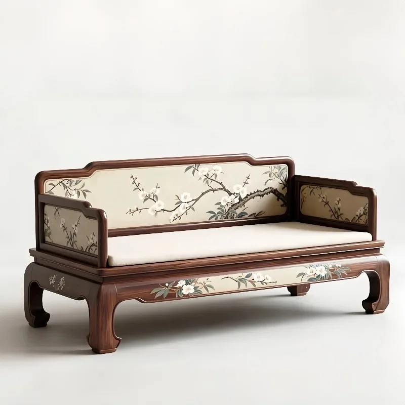 A Solid wood sofa painted walnut light luxury high-end sofa
A Solid wood sofa painted walnut light luxury high-end sofa