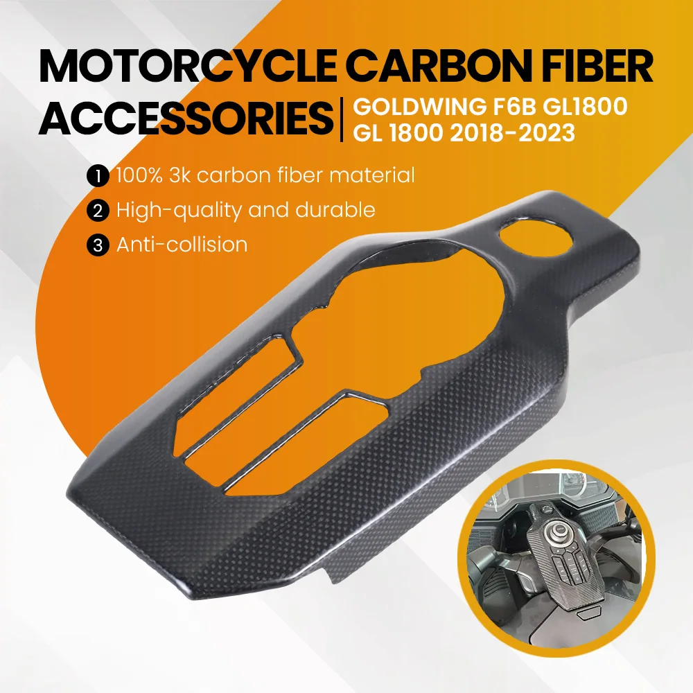 Carbon fiber Center Console Switch Panel Cover Trim Accessories For Honda Gold Wing GL 1800 Tour DCT GoldWing GL1800 F6B
Carbon fiber Center Console Switch Panel Cover Trim Accessories For Honda Gold Wing GL 1800 Tour DCT GoldWing GL1800 F6B