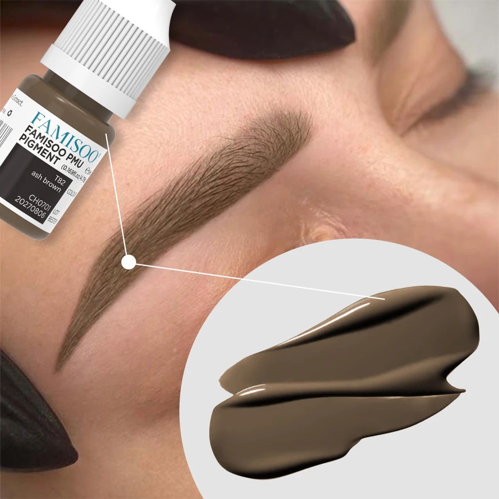 FAMISOO 5ML Eyebrows Ink emulsion Permanent Makeup Tattoo Eyebrows Eyeliners Pigments Tattoo Pigments Cool color series cream
FAMISOO 5ML Eyebrows Ink emulsion Permanent Makeup Tattoo Eyebrows Eyeliners Pigments Tattoo Pigments Cool color series cream