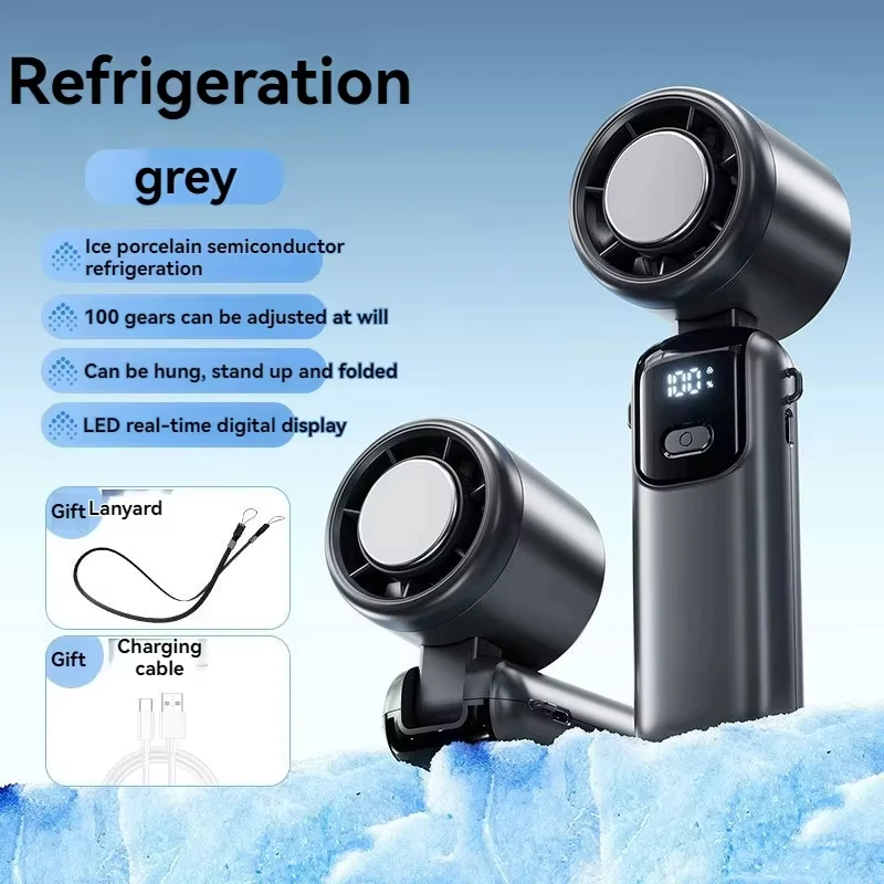 2025 Hanging Ice Pack Handheld High-speed Fan Folding 100 Speed Infinitely Adjustable Fan Portable For Outdoor Neck
2025 Hanging Ice Pack Handheld High-speed Fan Folding 100 Speed Infinitely Adjustable Fan Portable For Outdoor Neck