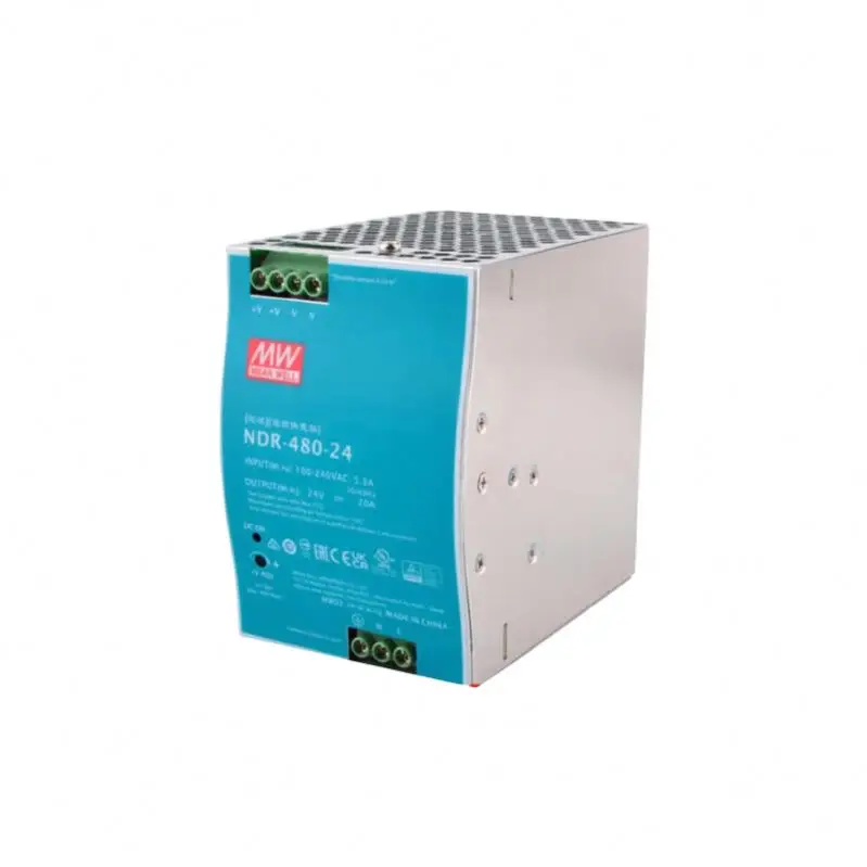 MEAN WELL MW Rail-Mount Switching Power Supply NDR-480-24
MEAN WELL MW Rail-Mount Switching Power Supply NDR-480-24