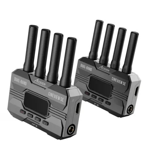 Accsoon CineView SE Dual-Band SDI Wireless Transmitter Receiver 1200ft 50ms Delaying Transmission System
Accsoon CineView SE Dual-Band SDI Wireless Transmitter Receiver 1200ft 50ms Delaying Transmission System