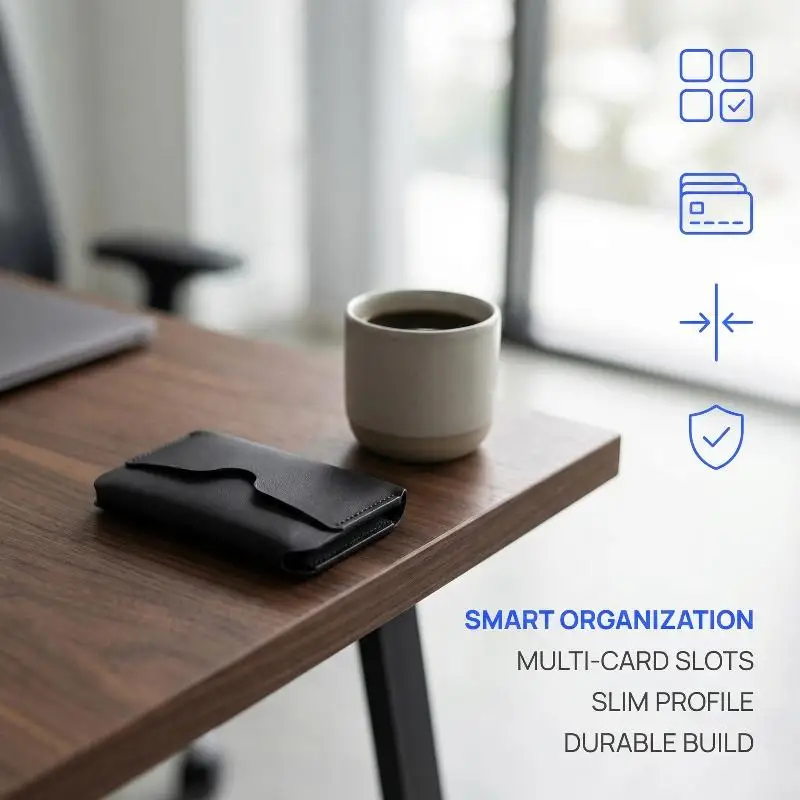 Mini Portable Business Card Wallet Magnetic Folding Coin Purse ID Holder for Travel and Meetings
Mini Portable Business Card Wallet Magnetic Folding Coin Purse ID Holder for Travel and Meetings