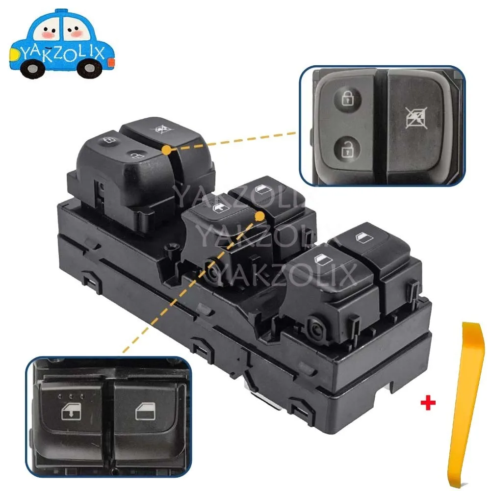 For 2018 2019 2020 Kia Rio LHD Master Driver Side Electric Power Lifter Window Switch Button Parts 93570-H9150 93570-H9050
For 2018 2019 2020 Kia Rio LHD Master Driver Side Electric Power Lifter Window Switch Button Parts 93570-H9150 93570-H9050