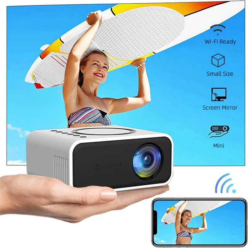 A10R 1 компл. Wi-Fi мини-проектор YT300 светодиодный проектор портативный домашний кинотеатр с поддержкой 1080P США вилка A
A10R 1 компл. Wi-Fi мини-проектор YT300 светодиодный проектор портативный домашний кинотеатр с поддержкой 1080P США вилка A