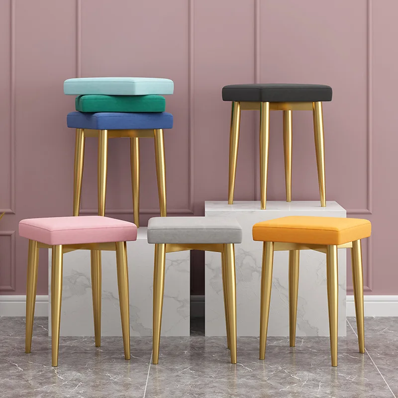 Home Stool Iron Small Square Stool Leather Bench Fashion Dining Stool Simple Shoe Changing Stool Creative Square Stool Makeup
Home Stool Iron Small Square Stool Leather Bench Fashion Dining Stool Simple Shoe Changing Stool Creative Square Stool Makeup